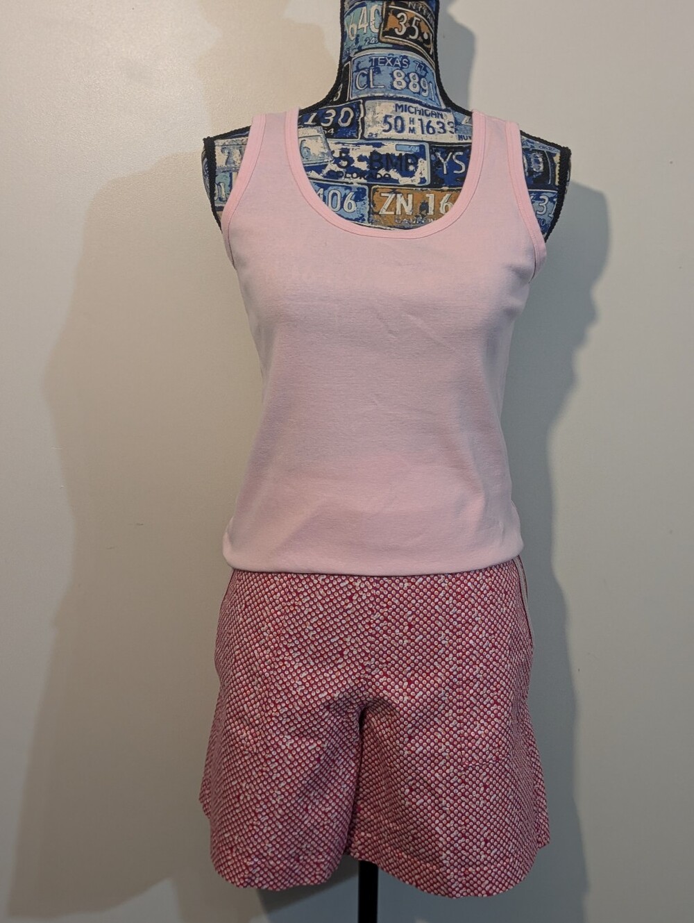 Cabi Picnic Pink Dot Shorts NWT